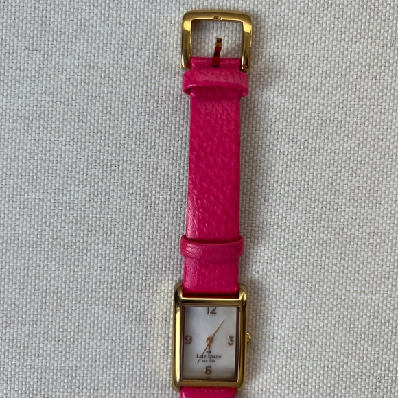 Kate Spade Pink Leather Band Watch - Picture 7 of 8